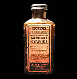 Antique Mercury Cyanide Bottle