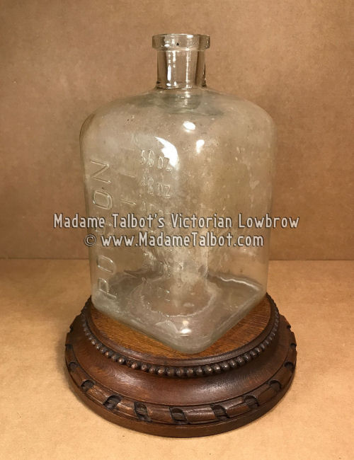 Antique Champion Embalming Fluid Bottle
