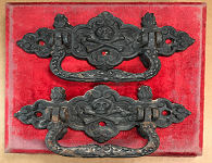 Antique Cast Iron Coffin Handles No.2