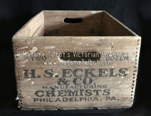 Antique Beta Dioxin Embalming Fluid Crate