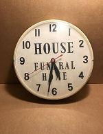 Vintage Funeral Home Clock