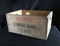 Antique Hydrol Embalming Fluid Crate