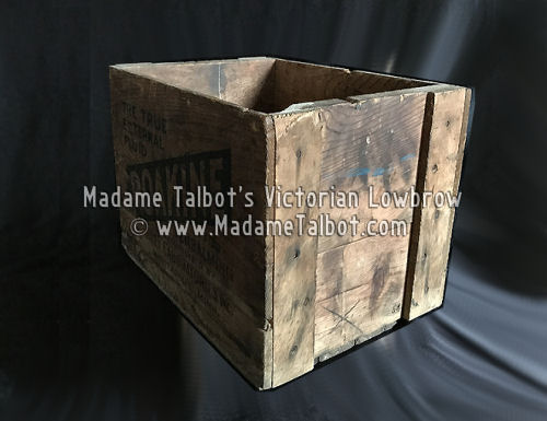 Antique Roakine Embalming Fluid Crate