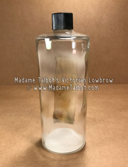 Vintage Superior Antiseptic Mortuary Bottle