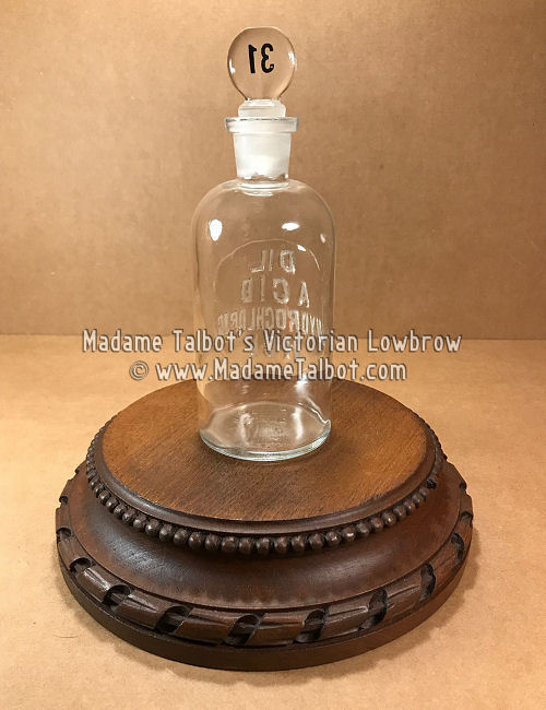  Vintage Hydrochloric Acid Bottle