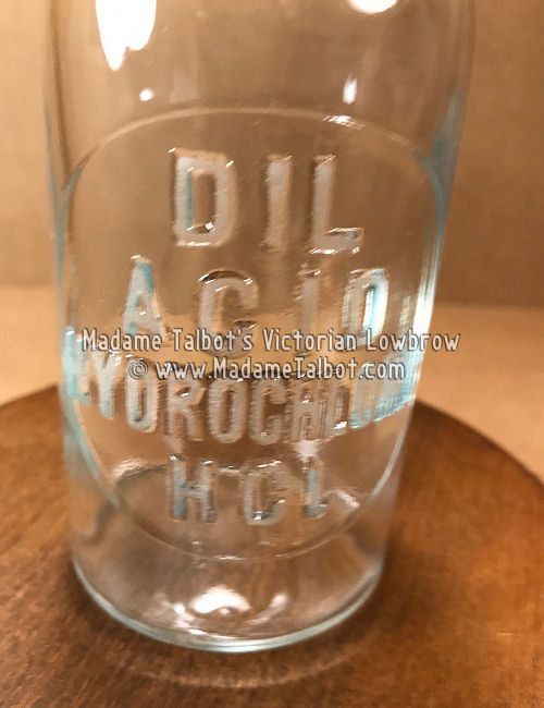  Vintage Hydrochloric Acid Bottle