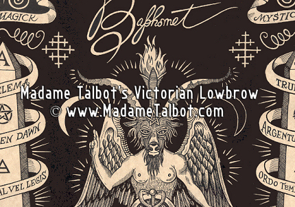 Aleister Crowley Baphomet Occult Poster