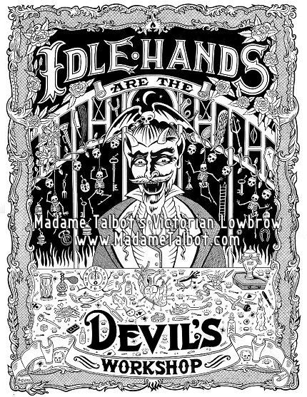 Idle Hands Are The Devil's Workshop Poster