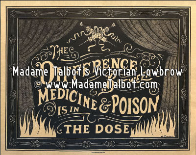 Medicine Poison Dose Poster