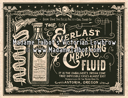 Everlast Necromort Embalming Fluid Poster