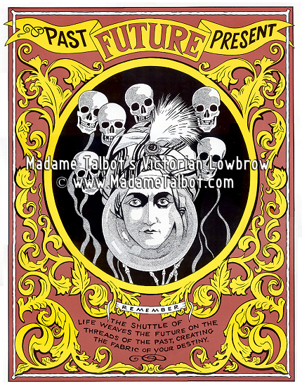 Fortune Teller Knows All Sideshow Luck Poster