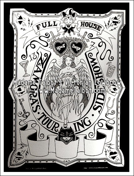 Zamora's Full House Sideshow Tour Poster