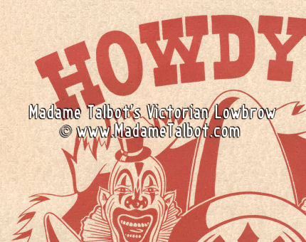 Howdy Do Clown Poster