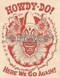 Howdy Do Clown Poster