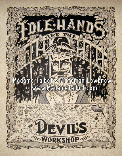 Idle Hands Are The Devil's Workshop Poster