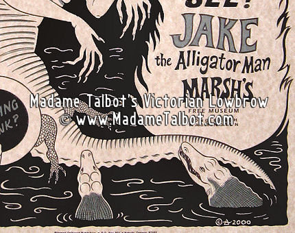 Jake the Alligator Man of Marsh's Museum