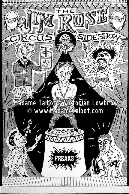 Jim Rose Circus Sideshow Original Classic Poster