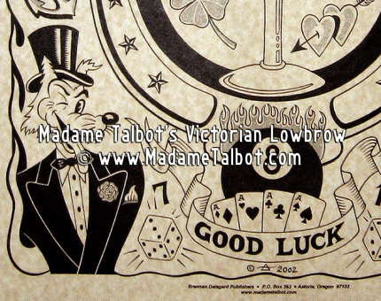 Lady Luck Gambling and Luck Lowbrow Poster