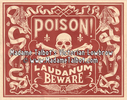 Victorian Laudanum Poison Poster