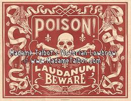 Laudanum Poison Label Poster