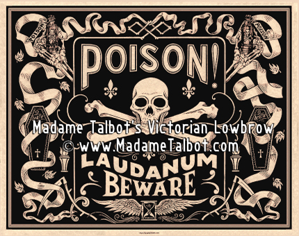 Victorian Laudanum Poison Poster