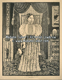 Lizzie Borden Victorian Lowbrow Crime Poster