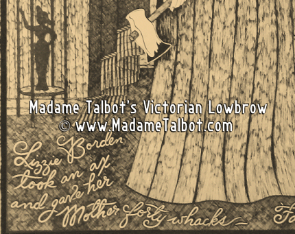 Lizzie Borden Took an Ax Victorian Crime Poster