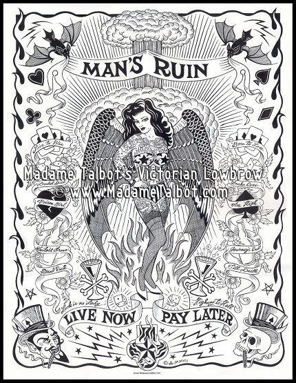 Mans Ruin Poster