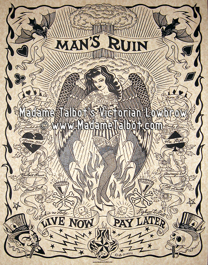 Mans Ruin Poster