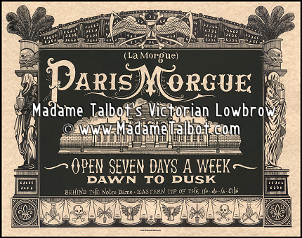 Paris Morgue Death House Poster