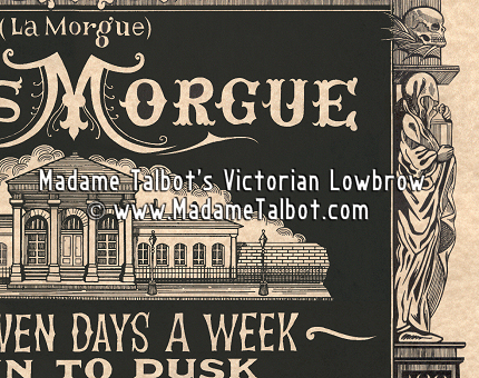 Paris Morgue Death House Poster