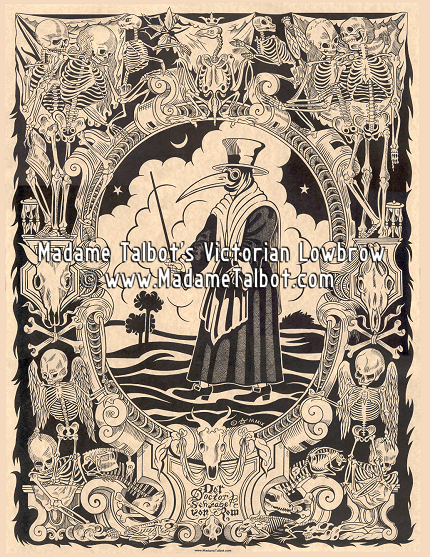 Black Death Plague Doctor Poster