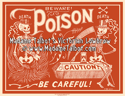 Red Poison Label