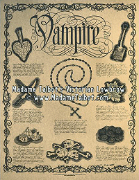 How to Kill a Vampire Dark Art Victorian Lowbrow Poster