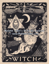 Victorian Witch Poster