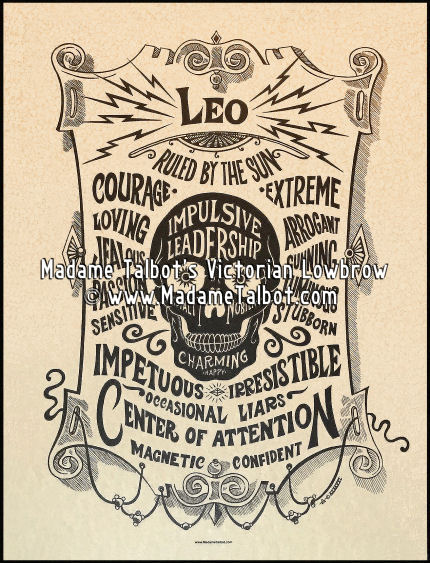 Leo Zodiac Poster