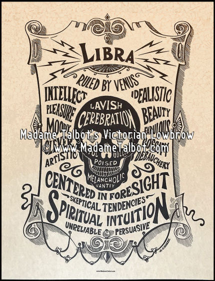 Libra Zodiac Poster