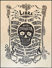 Libra Zodiac Poster