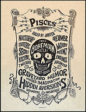 Pisces Zodiac Poster