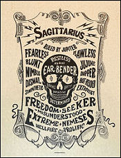 Sagittarius Zodiac Poster