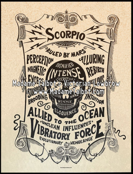 Scorpio Zodiac Poster