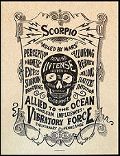Scorpio Zodiac Poster