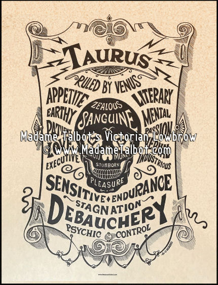 Taurus Zodiac Poster