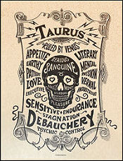 Taurus Zodiac Poster