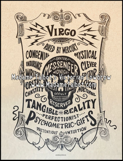 Virgo Zodiac Poster