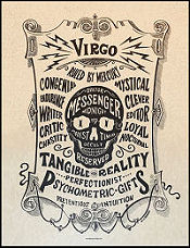 Virgo Zodiac Poster