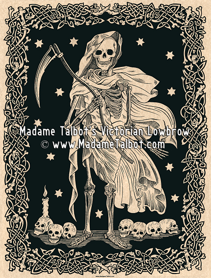 Madame Talbot's Victorian Lowbrow - The Grim Reaper Poster